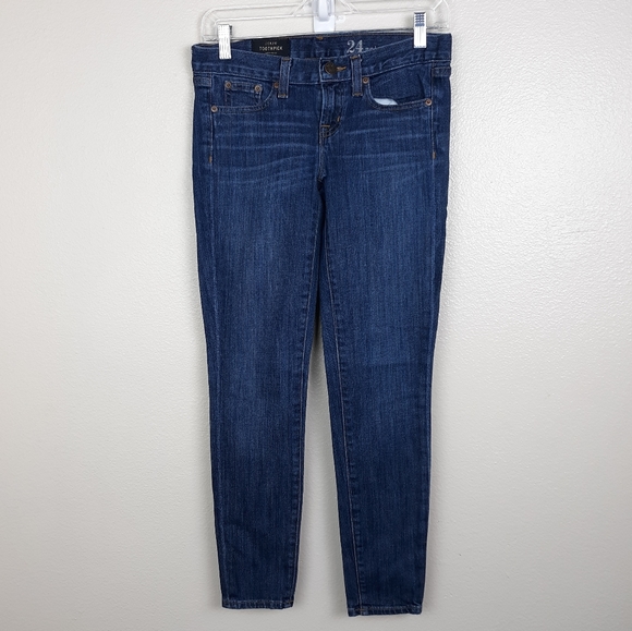 J. Crew Toothpick Skinny Blue Jeans Womens Size 24 - Picture 2 of 13